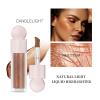 Liquid Blush, Matte Liquid Cream Makeup Dual Use for Cheeks and Lips, Long-Lasting, Smudge Proof, Moisturizing Face Blush Stick for Cheek, Pink Lip gloss for Girl view 2