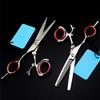 Hair Cutting Scissors, 6 inch Professional Left handed rotation hair scissors thinning haircut shears cutting barber hairdressing scissors set view 1