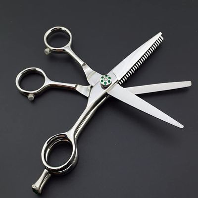 Hair Cutting Scissors, 5.5 inch Upscale Japan 440C 2in1 mulit blade hair scissors cutting + thinning barber shears hairdressing scissors