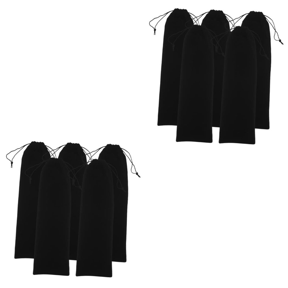 Alipis 10pcs Travel Straightener Case Hair Curler Bag Drawstring Hair Straightener Storage