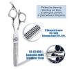 Hair Cutting Scissors, 6 Inch Professional Salon Haircut Japanese Stainless Steel 440C Barber Hair Trimmer Cutting Thinning Scissors set view 3