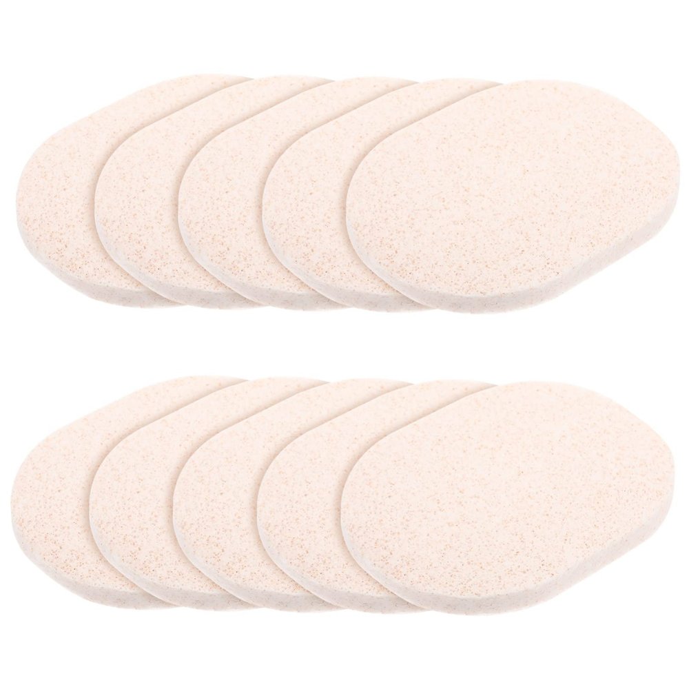 FOMIYES 10pcs Multi-Function Facial Sponges for Gentle Exfoliation and Deep Cleaning Strong Water Absorption Face Cleaners for Household Use for Makeup Removal and Skin Care