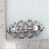 Faship Gorgeous Black Rhinestone Crystal Floral Hair Barrette view 4