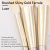 Natural Hair Makeup Brush Set Professional, Fox Hair Makeup Brushes Set with Case by Luxury ENZO KEN, Gold Cosmetic Brushes Makeup Set, Natural Makeup Brushes, Natural Bristle Makeup Brushes.(Cloud) view 4