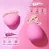 BEAKEY Latex-Free Blender Makeup Sponge for Blending, Pink Makeup Sponges Set, Soft Beauty Sponge, for Flawless Application of Liquid, Cream, and Powder Cosmetics view 4