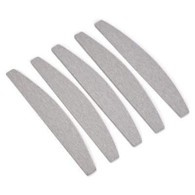 Rolabling 50pcs Nail Files Two-Sided Nail Buffers Made with Semicircle Great for Professional Salon or Home Cosmetic Manicure Pedicure (Set 7-50pcs)