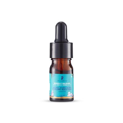 Pilgrim Korean Peeling Solution | 25% AHA, 2% BHA, 5% PHA | Exfoliates Dead Skin | Improves Skin Texture & Tone | Reveals Fresh, Clear Look | Suitable for All Skin Types | 0.17 Fl Oz (5ml)