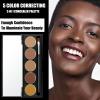 FALOCUTUS 5 In 1 Multi-Use Correcting Concealer Palette,Waterproof Long Lasting Contour Palette,Professional Creamy Concealer Kit for Women,Easy to Create Full Coverage and Natural Finish.#3 view 2