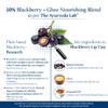 Blue Nectar Lip Tint Stain for Luscious Tinted Lips | Natural Blackberry Lip Moisturizer for Dry Skin | Organic Lip, Cheek & Eye Tint (0.35 Oz) view 3