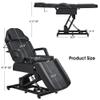 BarberPub Fully Electric Facial Bed with 3 Motor for Esthetician, Electric Tattoo Chair for Client, Facial Bed for Esthetician, Electric Adjustment 2751 (Black, Height (Flat): 25.2"37") view 2