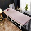 0.8"/1.6"/2.4" Thickness Massage Table Topper with Elastic Bands,Spa Bed Topper Foam Pad for Beauty Salon,Non-Slip Lash Bed Cushion Only,Square/Round/Trapezoidal Head,Pink 6cm,R 70x185cm view 1