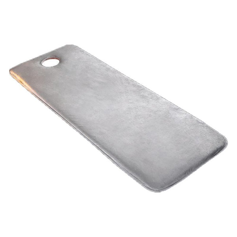 0.8"/1.6"/2.4" Thickness Massage Table Topper with Elastic Bands,Spa Bed Topper Foam Pad for Beauty Salon,Non-Slip Lash Bed Cushion Only,Square/Round/Trapezoidal Head,Gray 2cm,S 70x185cm