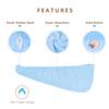 AIDEA Microfiber Hair Towel Wrap, 5 Pack Turbans, Super Absorbent Quick Dry for All Hair Types, Anti-Frizz Accessories for Women, 26"10" view 2