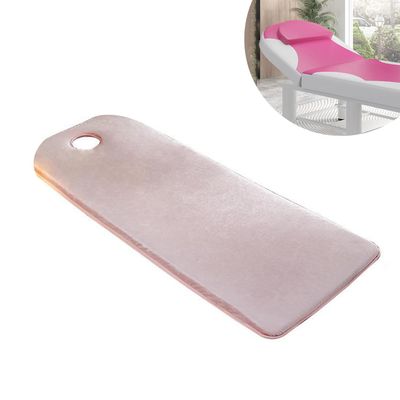 0.8"/1.6"/2.4" Thickness Massage Table Topper with Elastic Bands,Spa Bed Topper Foam Pad for Beauty Salon,Non-Slip Lash Bed Cushion Only,Square/Round/Trapezoidal Head,Pink 4cm,R 70x190cm