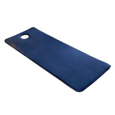 0.8"/1.6"/2.4" Thickness Massage Table Topper with Elastic Bands,Spa Bed Topper Foam Pad for Beauty Salon,Non-Slip Lash Bed Cushion Only,Square/Round/Trapezoidal Head,Blue 2cm,S 70x185cm