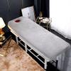 0.8"/1.6"/2.4" Thickness Massage Table Topper with Elastic Bands,Spa Bed Topper Foam Pad for Beauty Salon,Non-Slip Lash Bed Cushion Only,Square/Round/Trapezoidal Head,Gray 6cm,R 70x190cm view 1