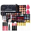 MolPafe All-in-one Makeup Set for Beginners or Pros, Cosmetic-Gift for Women -Include Makeup Brush Set, Eyeshadow Palette, Powder puffs, Eyebrow Pencil, Mascara, Concealer, Lip Gloss Set -03B view 1