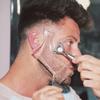 2 Pcs Beard Shaper & Curve Cut Edge Guide Template for Men - Clear Template for Trimming Mustache, Goatee, Neckline, and Styling Perfect Beard & Hairstyle view 1
