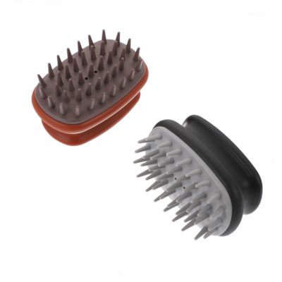 FOMIYES Ergonomic Design Hair Massage Brush Head Scrubber Brush for Scalp Cleansing Shampoo Massage
