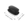 FOMIYES Ergonomic Design Hair Massage Brush Head Scrubber Brush for Scalp Cleansing Shampoo Massage view 3