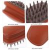 FOMIYES Ergonomic Design Hair Massage Brush Head Scrubber Brush for Scalp Cleansing Shampoo Massage view 4