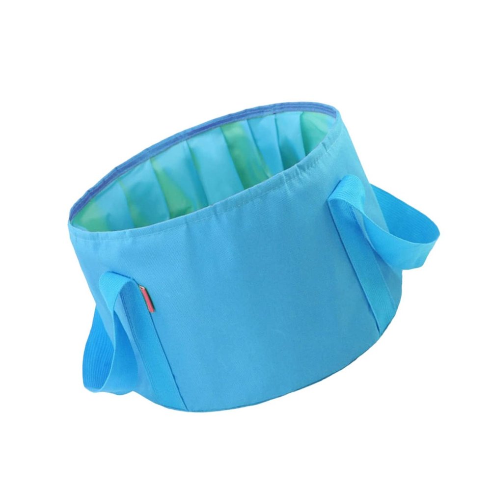 BESPORTBLE 15l Camping Water Bucket Portable Outdoor Washbasin Easy to Store for Hiking Travel Fishing