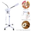 Alvinlite Facial Steamer 2-in-1 Pro on Wheels Ionic Ozone Facial Steamer with LED 5X Magnifying Floor Lamp Machine Hot Mist Function Stand for Personal Home Salon Spa Skin Cleaning view 3