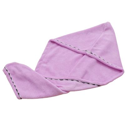 2 Pack Microfiber Hair Towel, Solid Color Super Absorbent Soft Quick Drying Hair Turban for Women, Men and Kids
