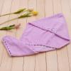 2 Pack Microfiber Hair Towel, Solid Color Super Absorbent Soft Quick Drying Hair Turban for Women, Men and Kids view 2
