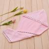 2 Pack Microfiber Hair Towel, Solid Color Super Absorbent Soft Quick Drying Hair Turban for Women, Men and Kids view 2