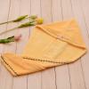 2 Pack Microfiber Hair Towel, Solid Color Super Absorbent Soft Quick Drying Hair Turban for Women, Men and Kids view 2