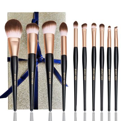 ENZO KEN Elegant Natural Goat Hair Makeup Brush Set with Gift Box, Natural Hair Makeup Brushes Set Professional, Make up Brushes Set Professional, Natural Makeup Brushes, Cosmetic Brushes Makeup Set.