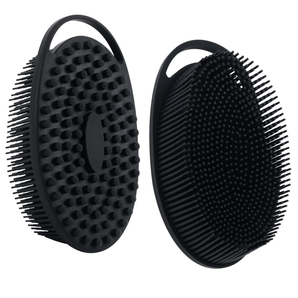 Silicone Body Wash Scrubber/Loofah, Exfoliating Body Scrub Brush for Use in Shower, Mens Women, Gifts for Dad