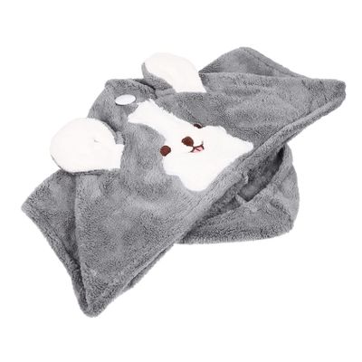 Beatifufu Bath Hair Drying Hat Girl Shower Dry Hair Hat Fleece Hair Towel Wrap Fast Drying Hair Head h