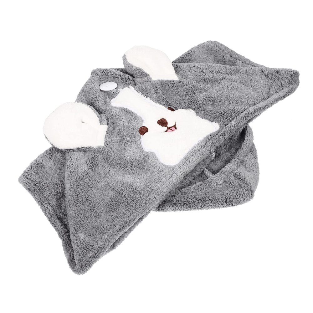Beatifufu Bath Hair Drying Hat Girl Shower Dry Hair Hat Fleece Hair Towel Wrap Fast Drying Hair Head h