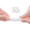 110ct- HUNWEY Saline Wipes Cleansing Face Eye Wound Aftercare Swabs Unscented for Baby Aldult Travel Individual Packet view 2