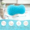 Sunlit Bath Jello Mini Gel Bath Pillows, Lumbar Pillow for Bathtub, Back Support Pillow, Gel Pillow with Non-Slip Suction Cups for Lumbar, Back Rest Support, Fits Curved or Straight Back Tubs, Aqua view 3