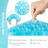 Sunlit Bath Jello Mini Gel Bath Pillows, Lumbar Pillow for Bathtub, Back Support Pillow, Gel Pillow with Non-Slip Suction Cups for Lumbar, Back Rest Support, Fits Curved or Straight Back Tubs, Aqua view 4