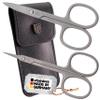 3 Swords Germany - Nail scissors and EXTRA fine Cuticle scissors - MEGASET - stainless steel, extra sharp - Made in Germany view 1
