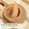 Beaupretty Skin Care Kit Mask Bowl Set Cute Small Skin Care Mask Bowl Bamboo Mask Mixing Bowl Makeup Cosmetic Tool for Ladies Women DIY Skin Care Cosmetics Clay Tools view 4