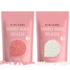 GIRLEARLE Hard Wax Beads 2-Pack, 1lb Rose for Coarse Hair Full Body, 1lb Unscented for Sensitive Skin Body, Brazilian Bikini, Eyebrow, Facial view 1