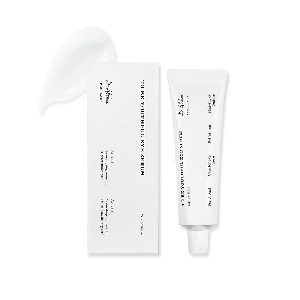 Dr.Althea To Be Youthful Eye Serum - Vegan eye serum, Lightweight, Hydrating around eyes, Reduce fine lines around eyes, Fast absorption. Adenosine and Tocopherol included, Revitalize sagging skin