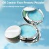 Oil Control Face Pressed Powder, Jelly Pressed Powder Face Makeup Setting Powder, Powder Free Delicate and Skin-friendly, Flawless Matte Long Lasting Finishing Lightweight Waterproof Face Cosmetics view 3