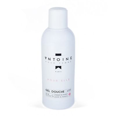 ANTOINE shower gel Pour Elle 200 ml. classic wood notes are complemented by a powerful floral aroma, mixed with the delicacy of the rose and the elegance of the iris.