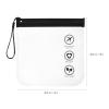 KALLORY 4pcs Approved Toiletry Bag, Clear Toiletry Bag Travel Pouches for Toiletry Comestic Food Liquid view 4