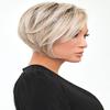 Ignite Large Cap Wig Color FS17/101S18 - Jon Renau Wigs 5.75" Short Angled Layers Heat Resistant SmartLace Front Hand-Knotted Cap Sleek Bob Natural Hairline Bundle Hairloss Booklet, Comb view 4