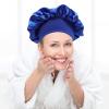 FOMIYES 4pcs Satin Sleep Caps for Women Bonnet Hair Wraps for Sleeping Makeup and Showers Includes and Colors view 3