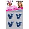 Fan-A-Peel Villanova Waterless Temporary Tattoos - Hypoallergenic Peel and Stick Waterproof Temporary Tattoos, Glitter - Officially Licensed view 1