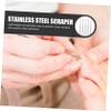 Healeved 30pcs Stainless Steel Foot Scraper for Dead Skin Removal Professional Pedicure Tools for Smooth Feet view 4