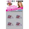 Fan-A-Peel Fresno State Waterless Temporary Tattoos - Hypoallergenic Peel and Stick Waterproof Temporary Tattoos, Glitter - Officially Licensed view 1